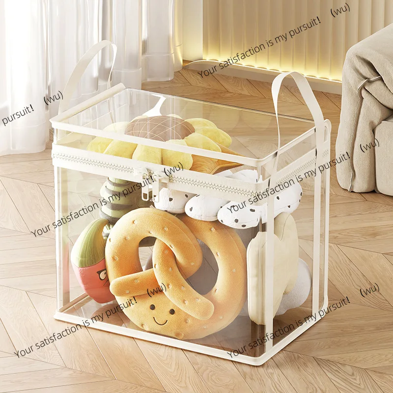 Doll storage Plush storage artifact Hair doll transparent bucket for dolls Large capacity and high value