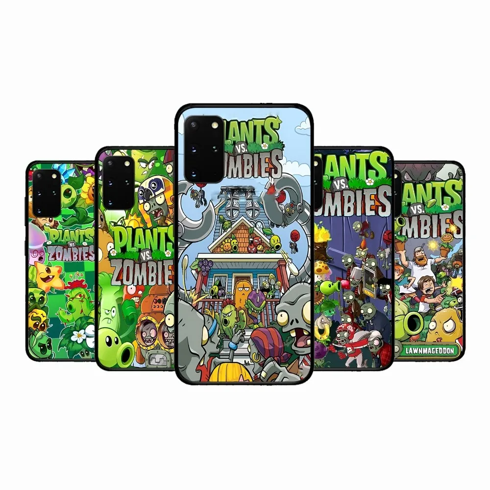 Game Plants Vs Z-Zombies Phone Case For Samsung S 9 10 20 21 22 23 30 23plus lite Ultra FE S10lite Fundas