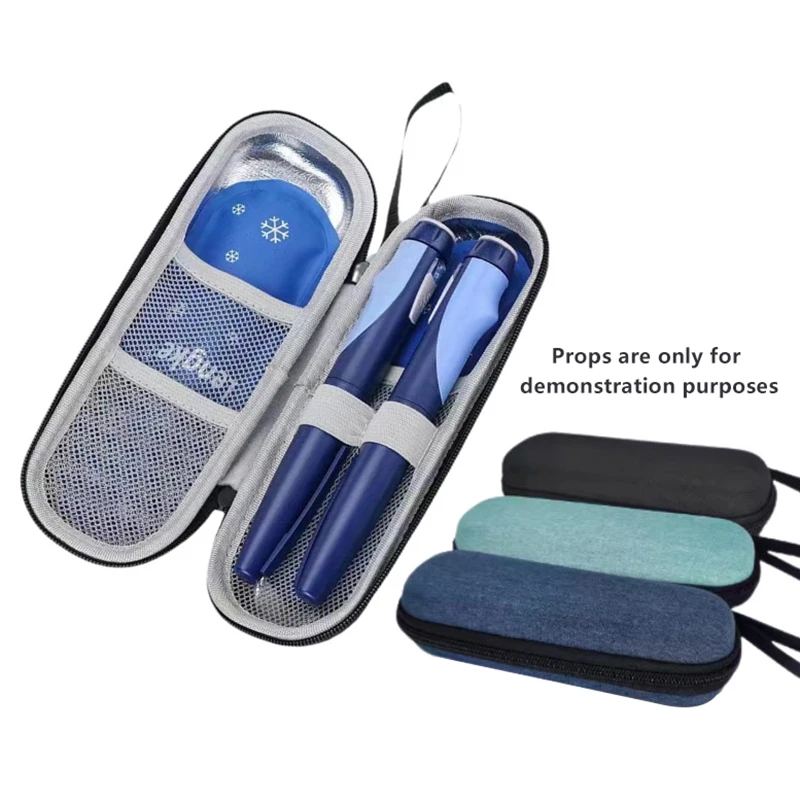 Portable Diabetic Insulin Cooling Bag Protector Refrigerated High Capacity Medical Cooler Organizer Travel Case