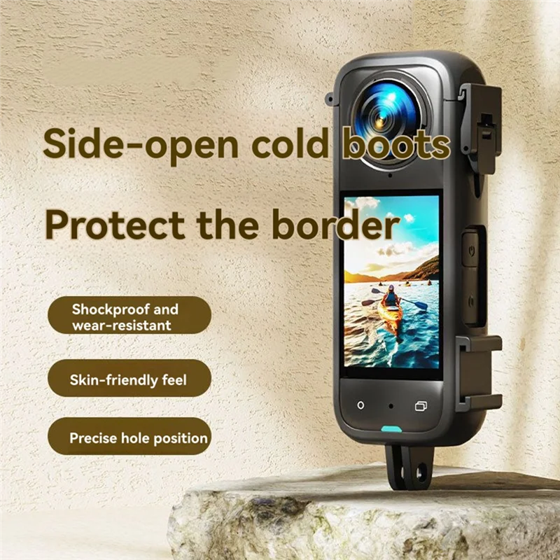 【HOT-SELL】 Cage Protective Case For Insta 360 X4 Action Camera Accessories- Camera Frame Mounting Box