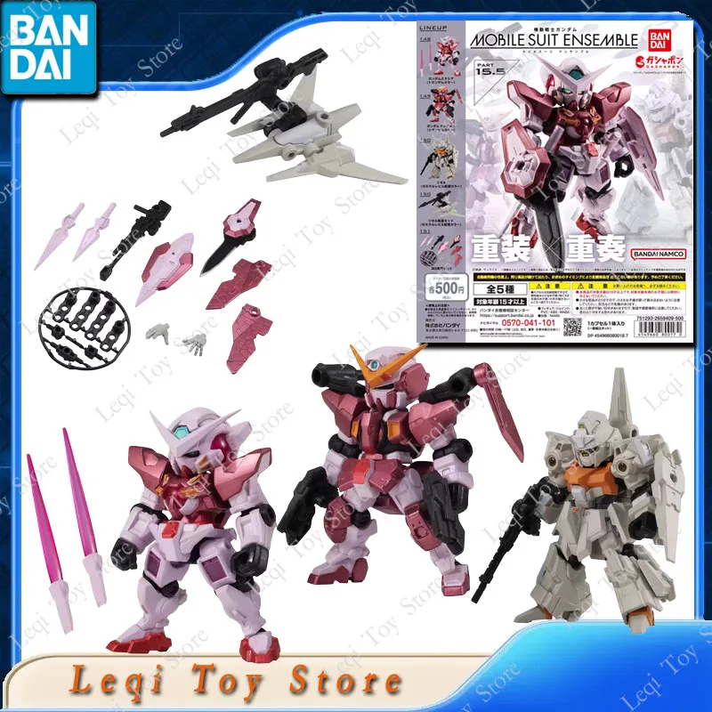 

Bandai Genuine GASHAPON MSE MOBILE SUIT ENSEMBLE 15.5 EXIA GUNDAM Action Anime Figures Toys Kids Gift Assembly Model Ornaments