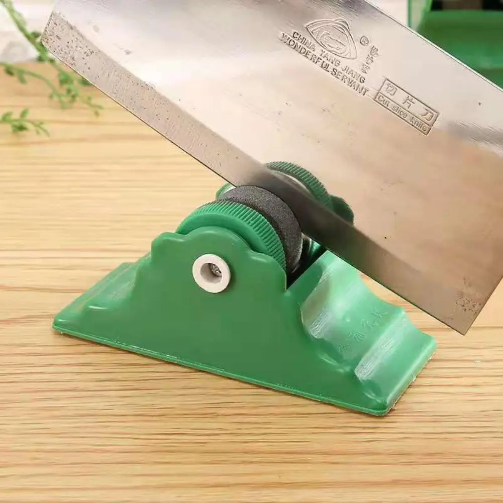 

Professional Knife Sharpener Quick Fixed Base Manual Grinder Stone for Kitchen Camping & Pocket Knives Multi-Stage Tool