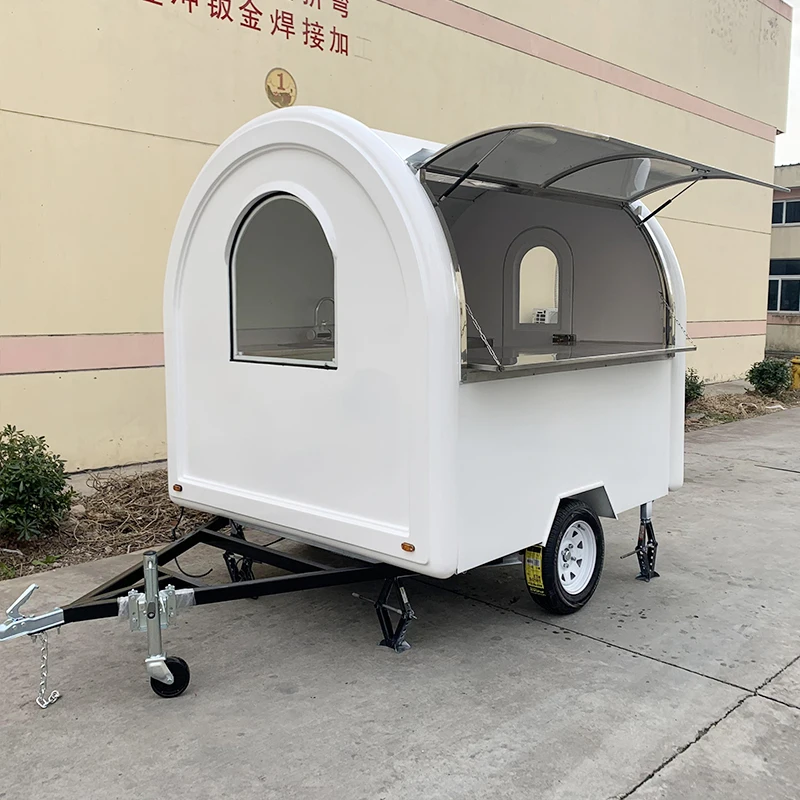 

Customized Popular Mini Street Food Truck Fast Mobile Bar with Full Kitchen for Hot Dogs Coffee Retail Food Shop Use