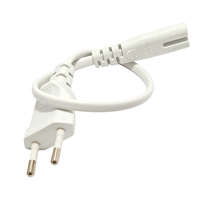 

1.5M 30cm EU Power Cable 2pin IEC320 C7 Power Extension Cord IEC C7 AC Power Supply Euro 2pin Extension Cable