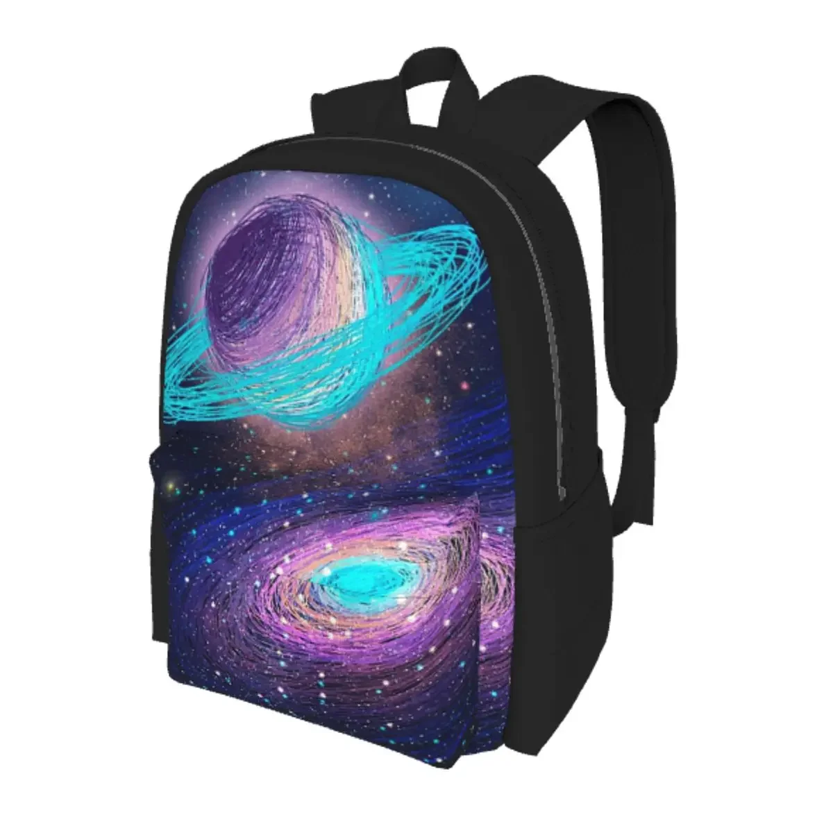 Cloak Galaxy Universe Planets Student Backpack School Bag Hiking Travel Daypack for Boys Girls Bookbag Shoulder Bags