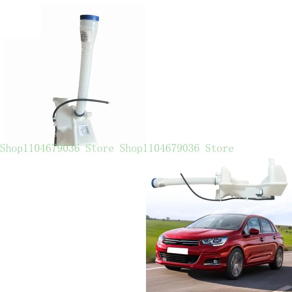 652F Oversized Washer Fluid Reservoir Assembly Transparent Gauge Polymer Material Universal Automotive Application for 206