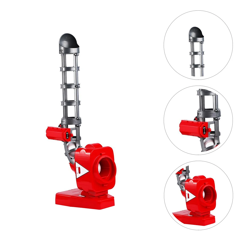 

1 set Automatic Baseball Launcher for Kids Plastic Batting Trainer Outdoor Indoor Practice Toy Skill Development Gift