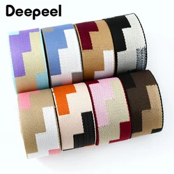 2Meters Deepeel 38mm Jacquard Webbing Nylon Ribbon Bag Strap Lanyard Belt Clothes Backpack Bias Tape DIY Sewing Accessories