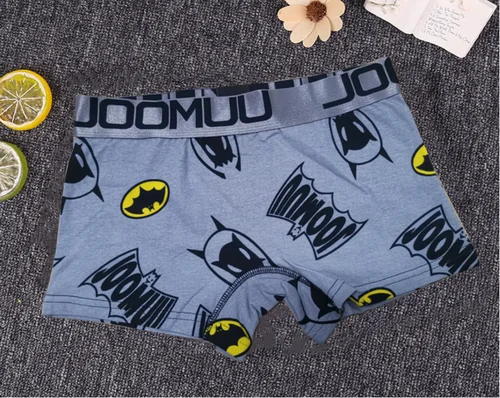 Imagen 2 del producto Calzoncillos Boxer de algodón con estampado de dibujos animados para mujer, bragas de seguridad elásticas cómodas y transpirables, ropa interior femenina, pantalones cortos