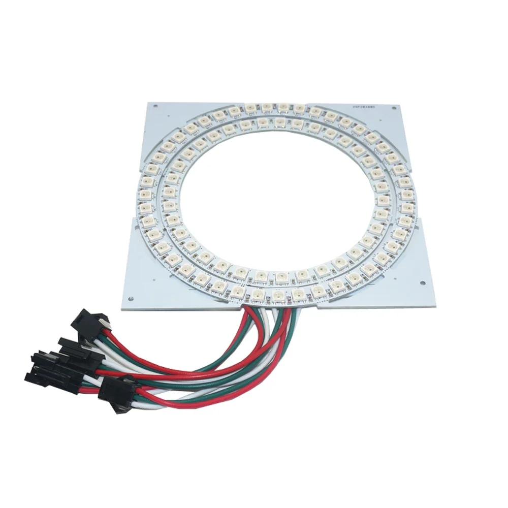 LED-Pixel Licht 16/24/35/45 LEDs smd5050 RGB DC5V WS2812B individuelle adressierbare Ring runde Lampe Entwicklungs board für Spielzeug autos