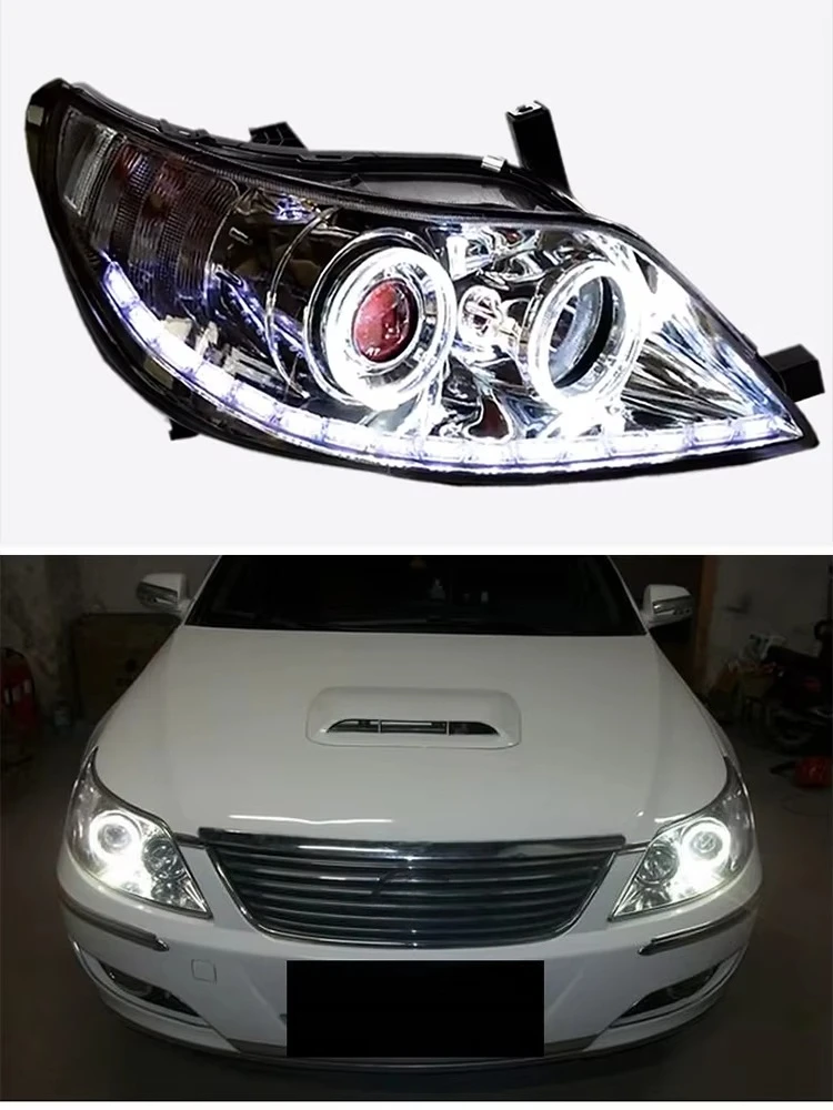 Customized Full LED Headlights For BYD F6 2008-2015 Bi-xenon Projector Lens Front Lamps With DRL view 6