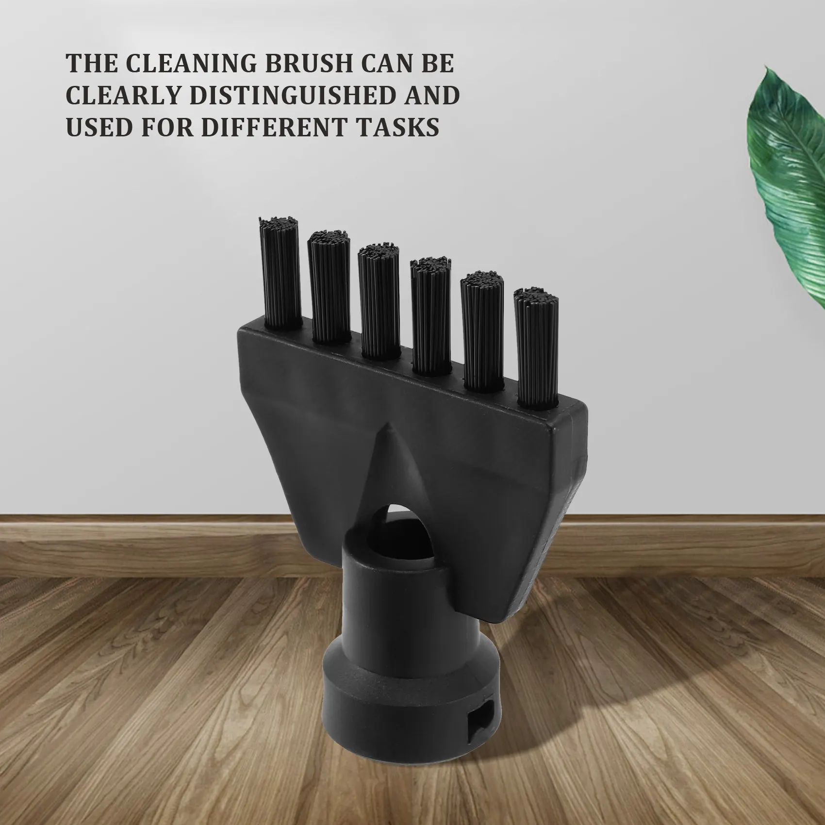 Escova de limpeza plana para limpador a vapor, adaptador de fixação, bocal doméstico, SC1, SC2, SC3, SC4