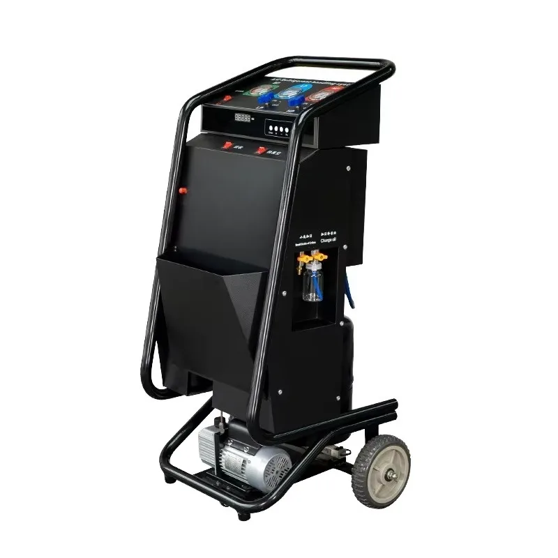 Universal Automobile Air Conditioning Refrigerant Recovery Filling Machine Freon Automatic Function
