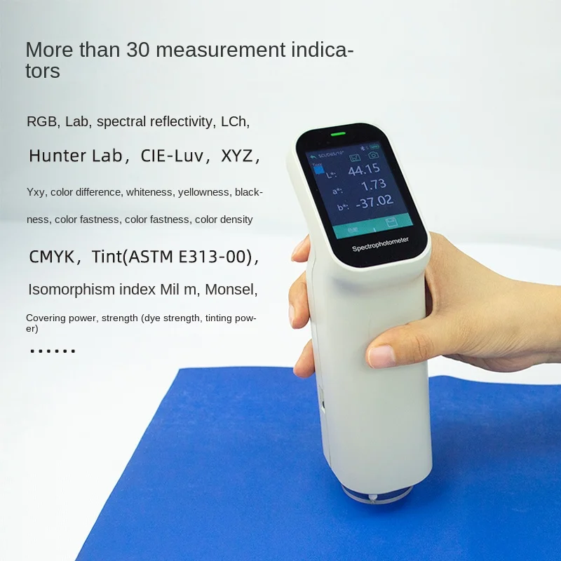 Imagem -03 - Precisão Portátil Color Difference Meter Têxtil Cor Diferença Detecção Ds200 Series Impressão a Tinta Alta