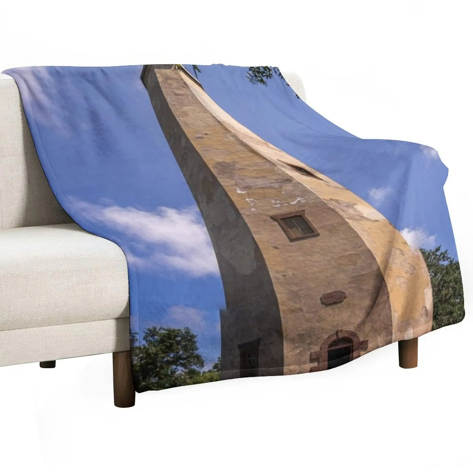 منارة بالدي القديمة 2 رمي بطانية سرير ناعمة مزخرفة بوزن بطانيات كبيرة #1