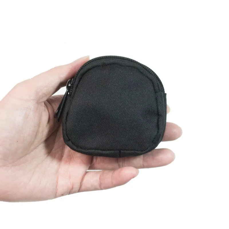 Nuevo Riñonera para exteriores para hombre, Mini monedero, llave, auricular, bolsa de bola de acero para hombre, riñoneras