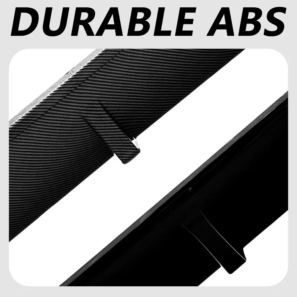 Black Warrior Heckstoßstangenlippe für BMW X5 G05 m Sport 2019+, glänzend schwarz, Sport-Stoßstangenlippenspoiler, Heckdiffusor, Karosserie-Tuning