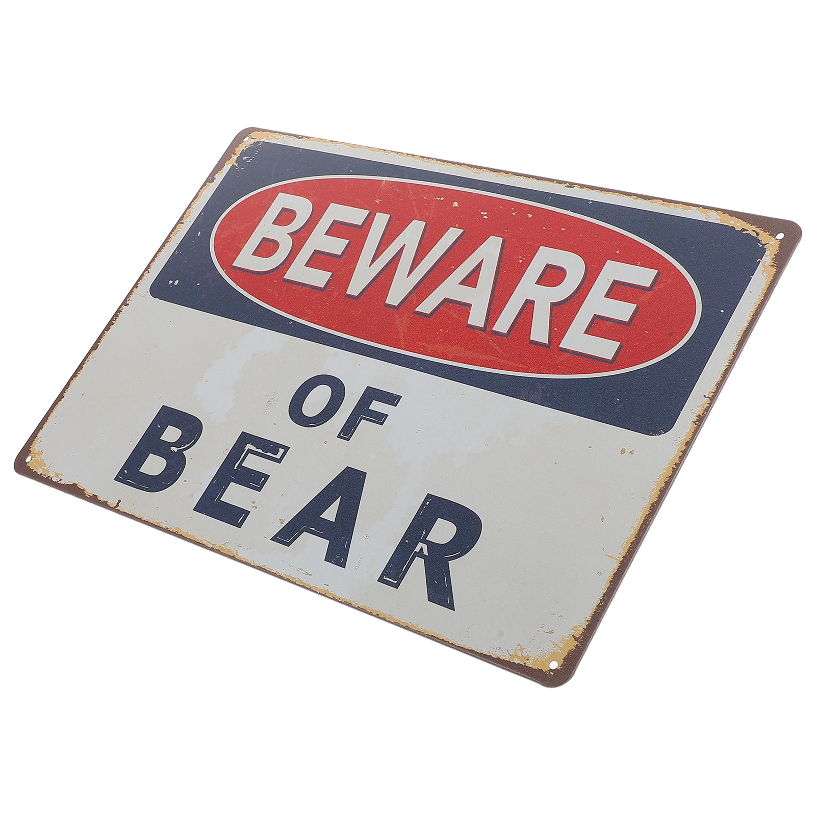 Hängende Bilder, Hinterhof-Schild, Bären-Vorsicht für draußen, Eisenplatte, Tierwarnung, Kabinenwarnung, Sicherheit