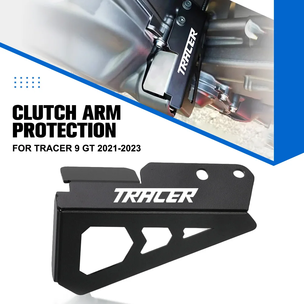 

Motorcycle Accessorie Aluminium+Stainless Steel Clutch Arm Protection Clutch Device Guard Cover For Yamaha TRACER 9 GT 2021-2023