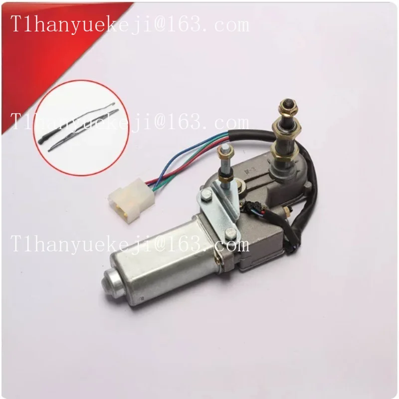 Excavator parts for R60/80-7 wiper arm piece, wiper motor, motor wiper assembly