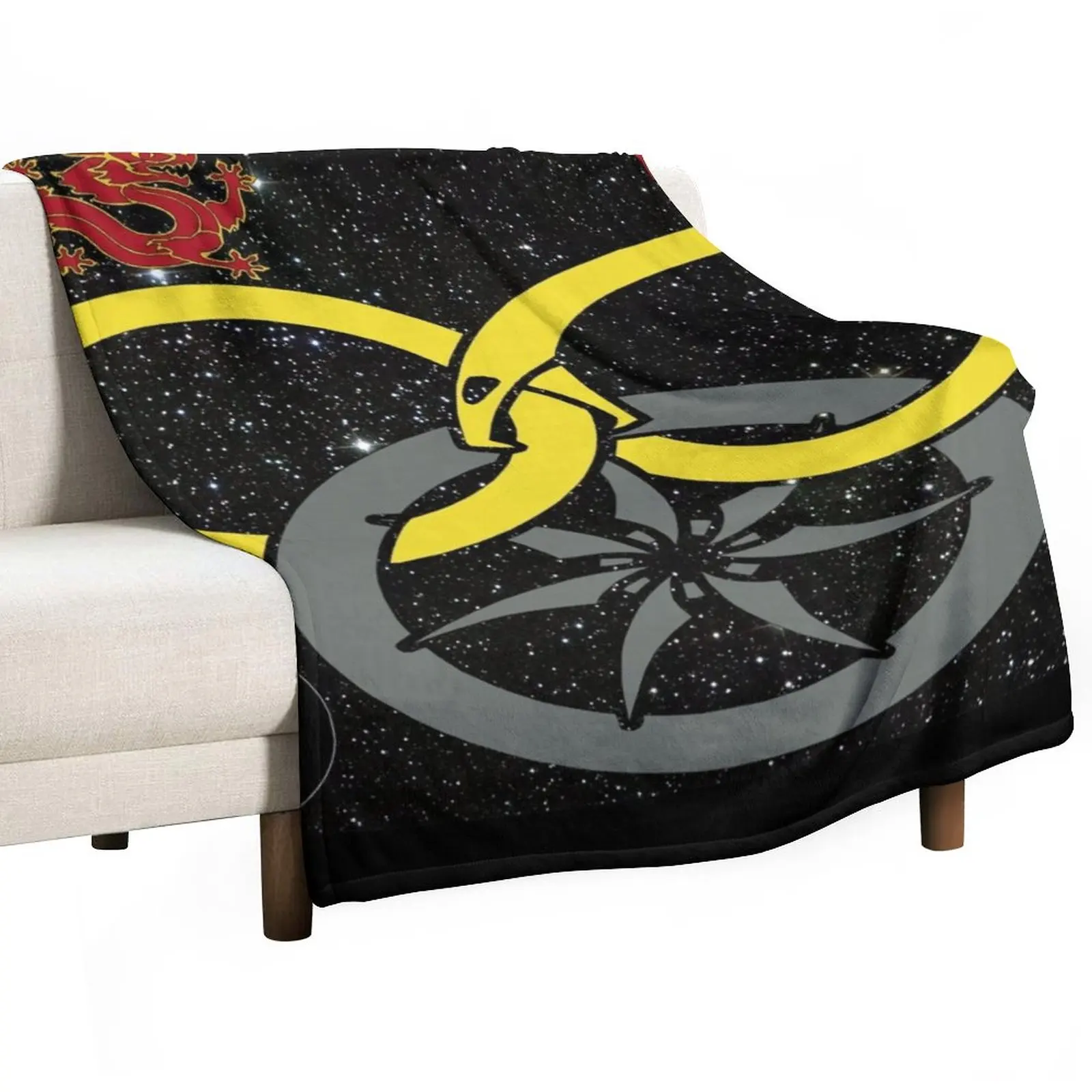 

Wheel of Time - Tel'aran'rhiod and symbols Throw Blanket Soft Plush Plaid Sofa Blanket