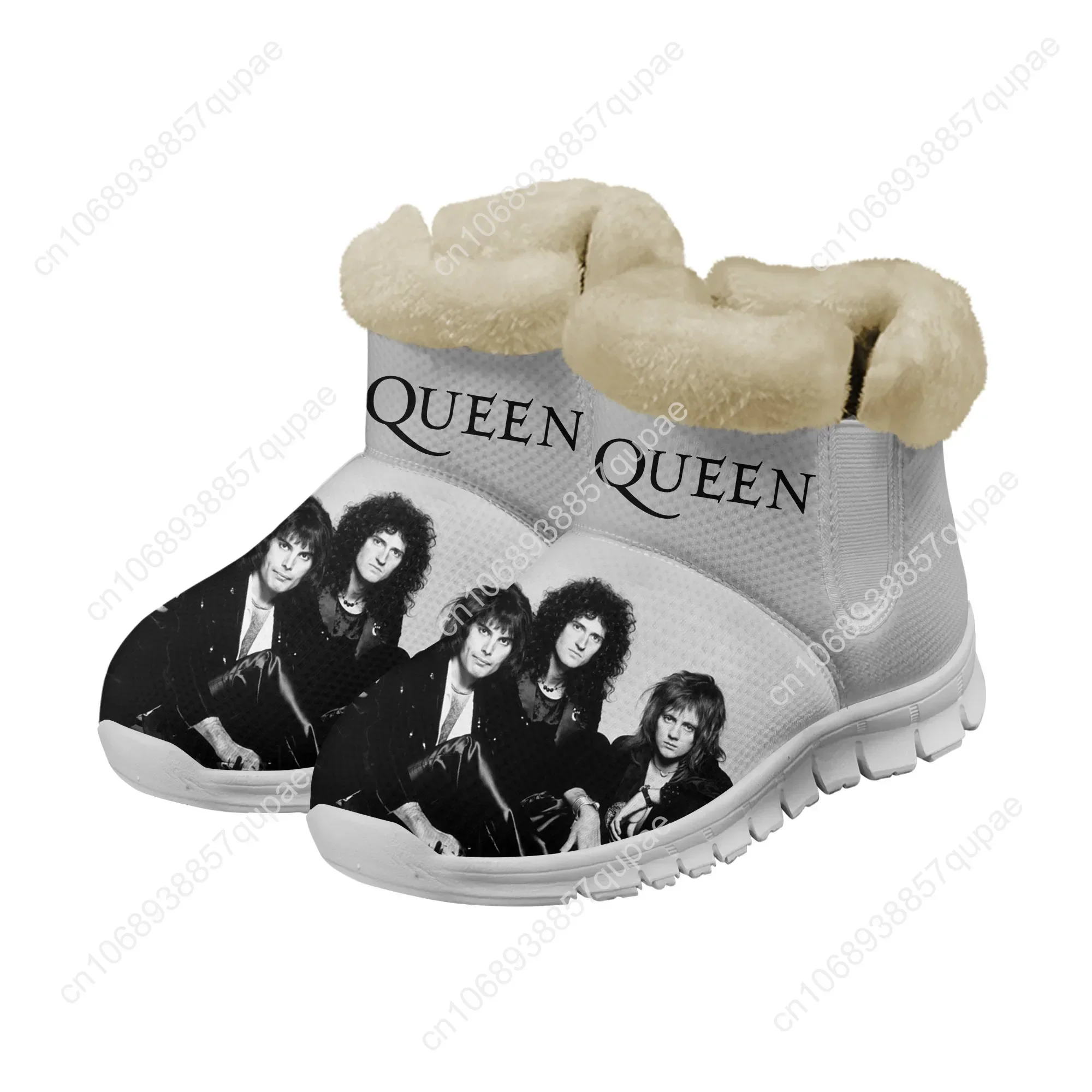 Queen Rock Band Snow Boots Fashion Music Mens Womens Teenager Shoes Keep Warm Casual Lightweight Couple Sports Custom Sneakers