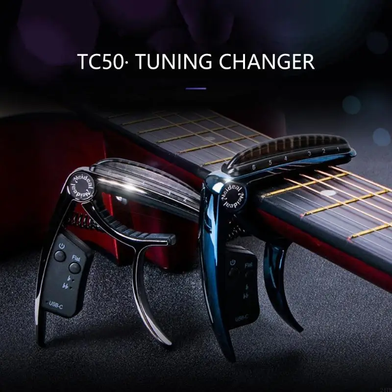 

Metal Guitar Capo Easy to Carry Recording Studio Capo Spring Clamp Capo Perfect for Beginners and Professional Player
