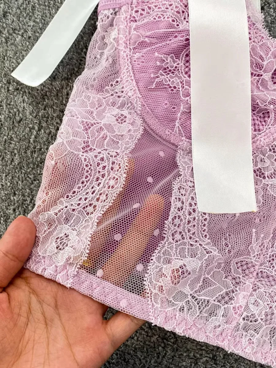 Foamlina Hic مثير الدانتيل الرسن سترة الكورسيهات المرأة صيف جديد ملابس خارجية داخلية رقيقة ضئيلة الأشرطة البنطال القصير موضة بوستير