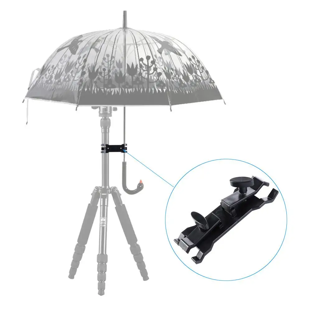 Bracket Stand Fixation Portable Umbrella Holder Clip Camera Umbrella Clamp Tripod Umbrella Holder Tripod Umbrella Clamp