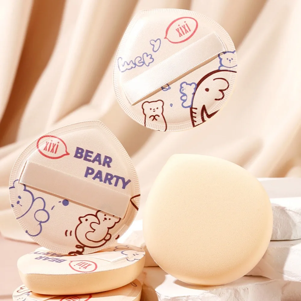 Sponge Air Cushion Makeup Puff Skin-friendly Professional Cartoon Cosmetic Puff Kawaii Animation Soft Air Cushion Powder Puff