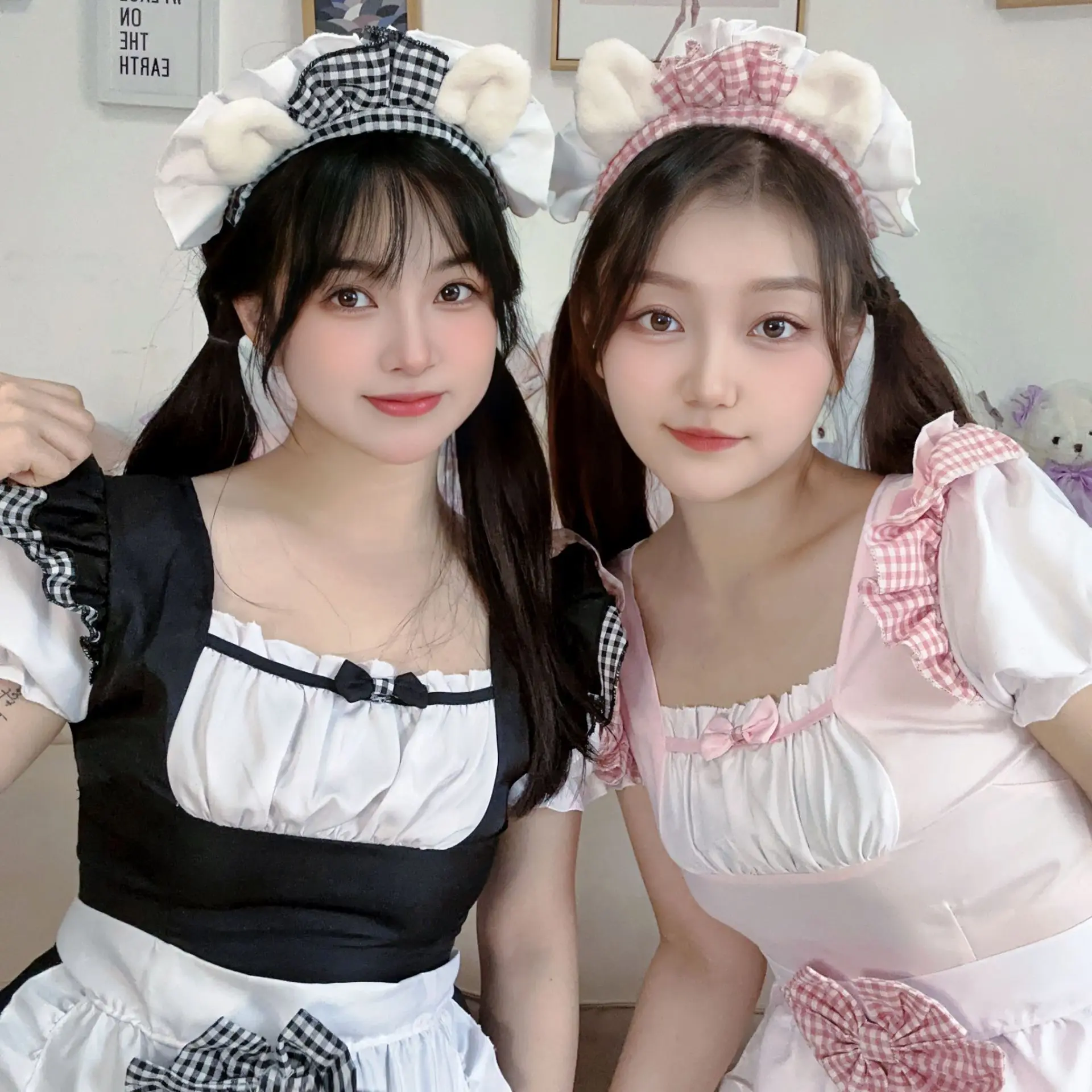 

Горничная в японском стиле, милый маленький кот, дикая горничная, косплей, милое мягкое платье в стиле аниме для девочек, платье Лолиты