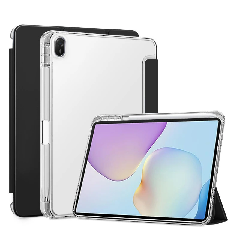 Für Huawei MatePad 11.5 2026 Hülle 11,5 Zoll TXZ-W10 Magnetische Smart-Faltbare Flip-Standhülle mit Stifthalter Tablet-Schutzhülle