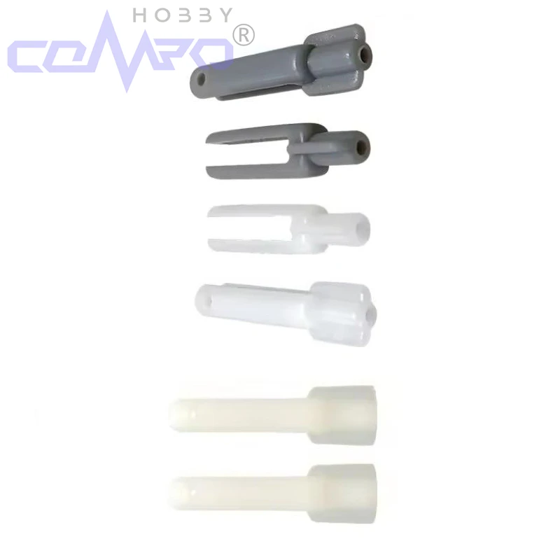 

20 Pcs POM Clevis Set White/Grey for RC Airplanes Electric Planes Foam Model Accessory Parts