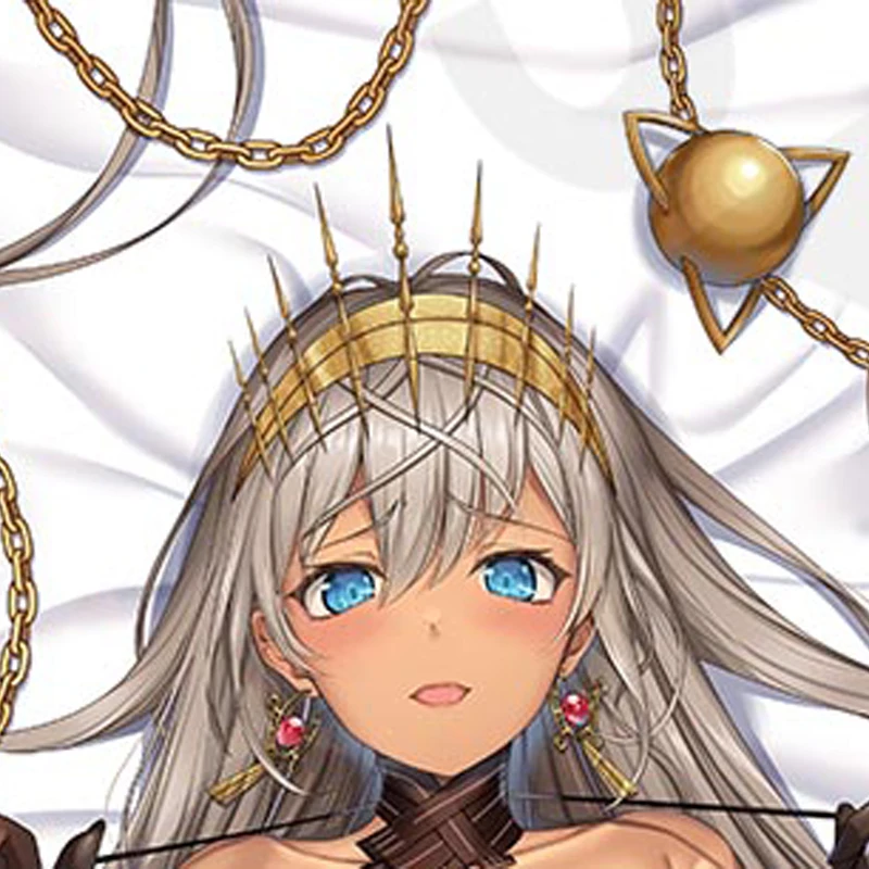 

Anime Dakimakura Pillow Case Zenobia Sexy and Busty Beautiful Girl Double-Sided Halloween
