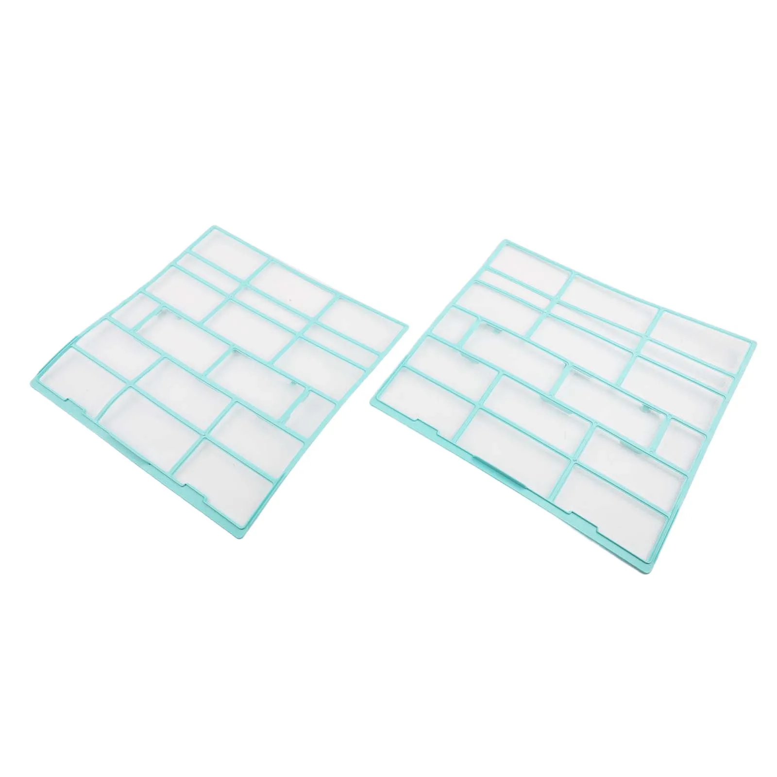 2pcs Air Conditioner Filter Accessories with Hanging Dust Screen for Midea Units to Prevent Dust Buildup and Maintain Efficiency
