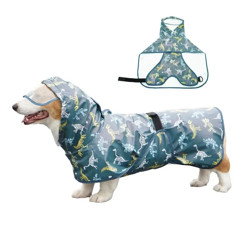 

Dog Raincoat Reflective Waterproof Pet Clothes For Chihuahua Maltese Rain Coat Small Medium Dogs Hooded Snowproof Windproof