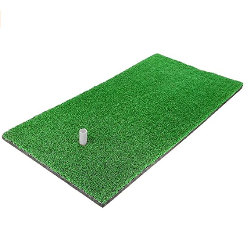 Alfombrilla de Golf de 12x24 pulgadas, tapete de práctica para golpear con soporte de goma, tapetes de hierba realistas, portátil, para deportes al