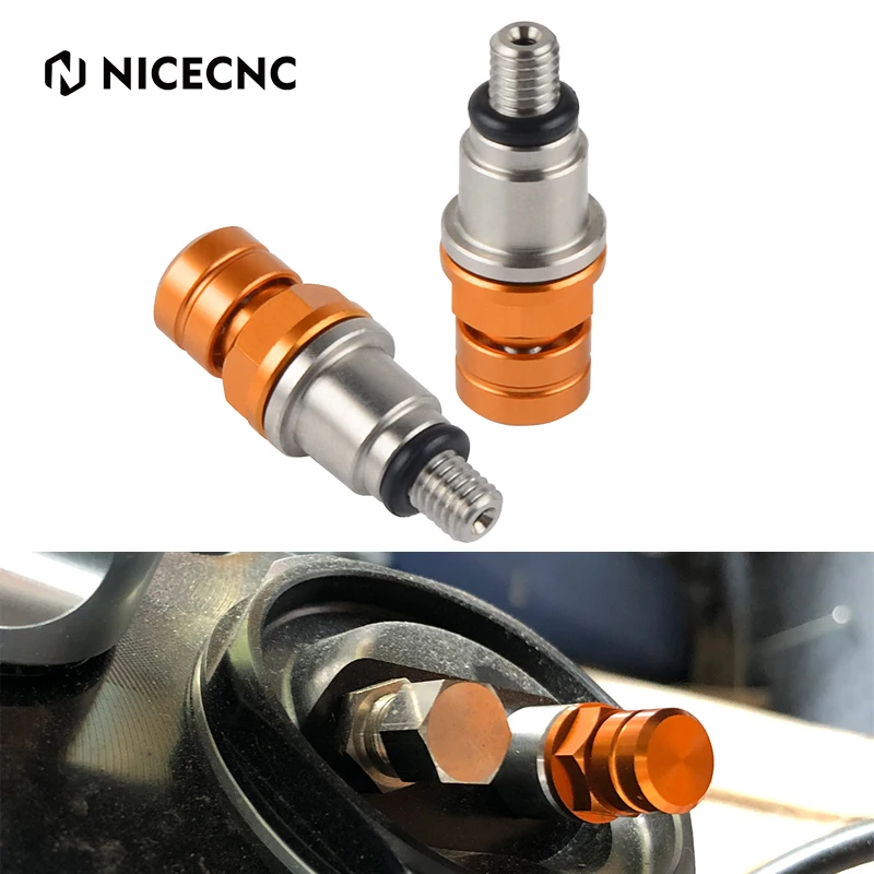 

NICECNC M4 Fork Air Bleeder Valve For KTM EXC 300 EXC-F 350 450 XCW 500 XCF-W 2008-2023 SX 125 250 SXF 450 350 XC XCF 2020-2022