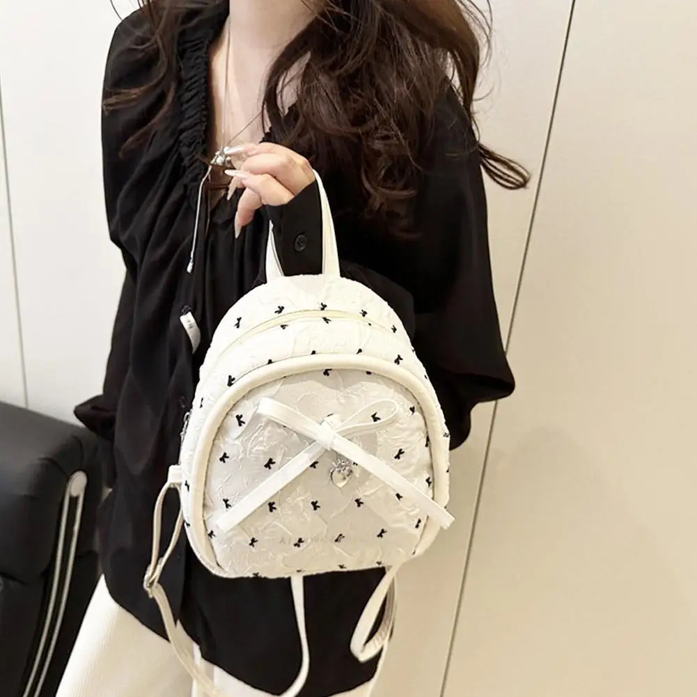 

Fashion Sweet Cute College Style Print Backpack Handbag Shoulder Bag Summer Niche High-end Single Shoulder Handbag