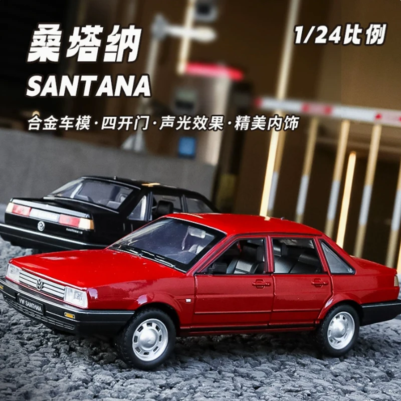 

Diecast 1:24 Scale Santana Alloy Car Model Static Collection Decorated Souvenir Gift Hobby & Toys