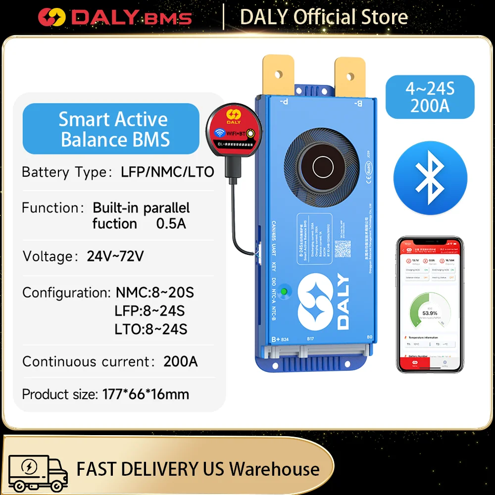 Daly Wifi Bms 200A … - image