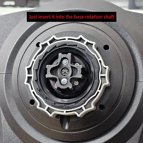 Пластиковое кольцо-адаптер для быстросъемного крепления для рулевого колеса Thrustmaster Sim Racing T300RS/GT T500 TGT TS-PC TSXW TMX, игровые запчасти для автомобилей быстросъемное крепление thrustmaster отзывы - №3