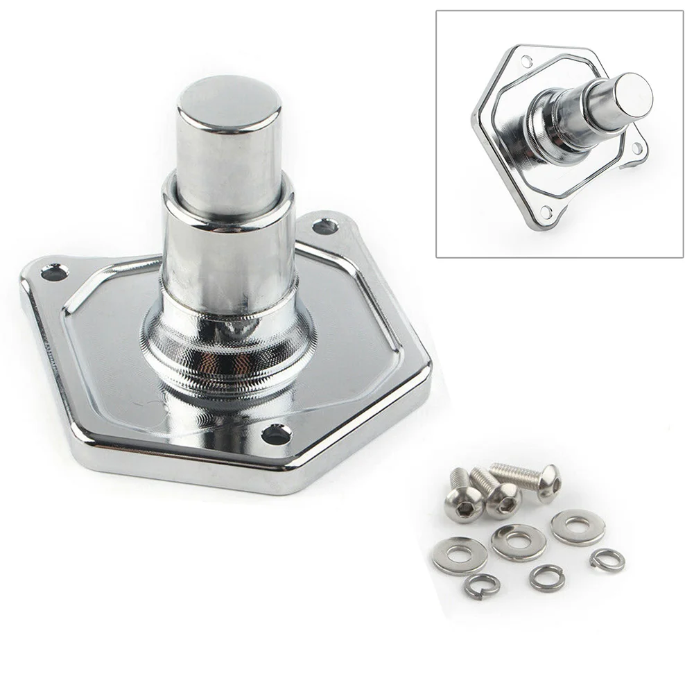 

Car&Motorcycle Repair Store Starter Switch Start Push Button Billet Aluminum CNC Chrome Solenoid Cover Push Button High Qulity