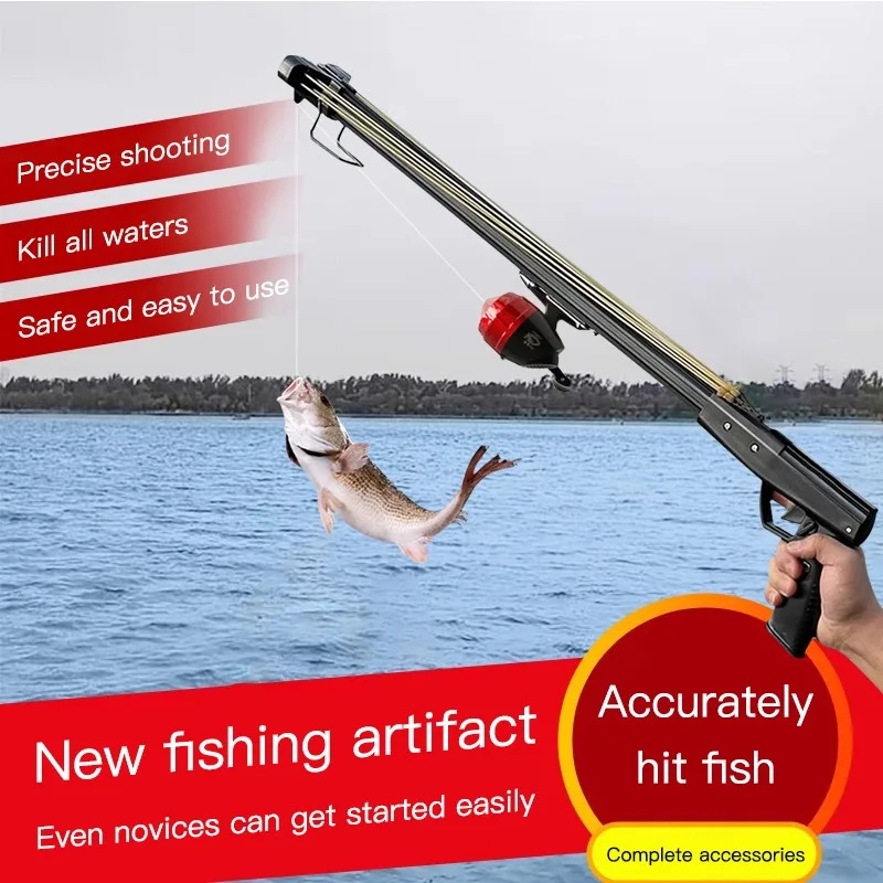 

Fish shooting artifact Fully automatic fishing slingshot special high-precision powerful fishing swim bladder arrow long-range