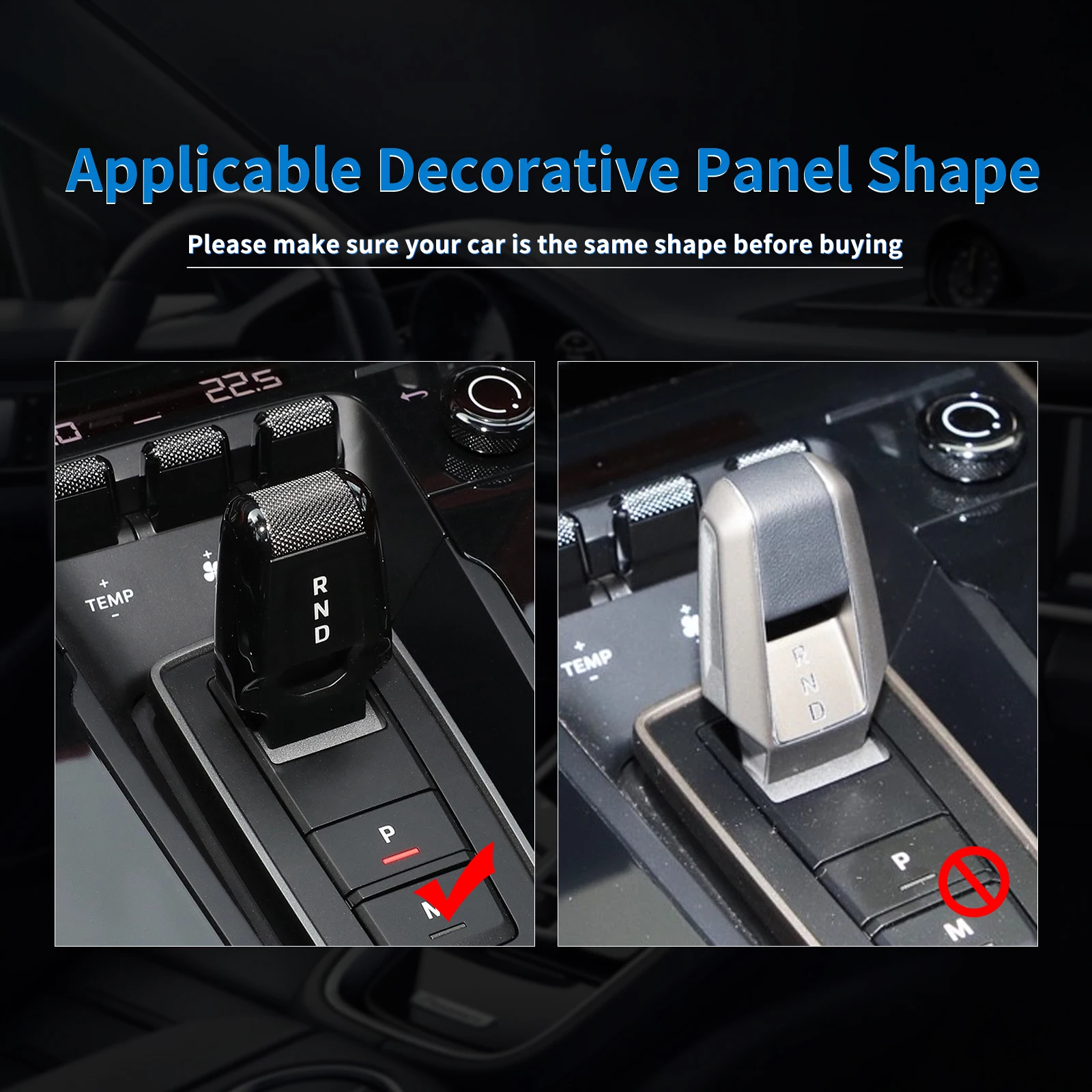 Real Hard Carbon Fiber Gear Shift Side Trim Sticker For Porsche 911 2020 2021 2022 2023 2024 2025 2026 Car Interior Accessories view 2
