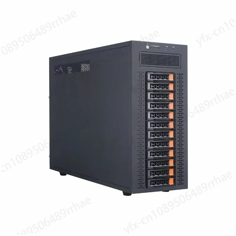 12-disk  Storage Server Multi-extension Supports  Motherboard Industrial Computer Box