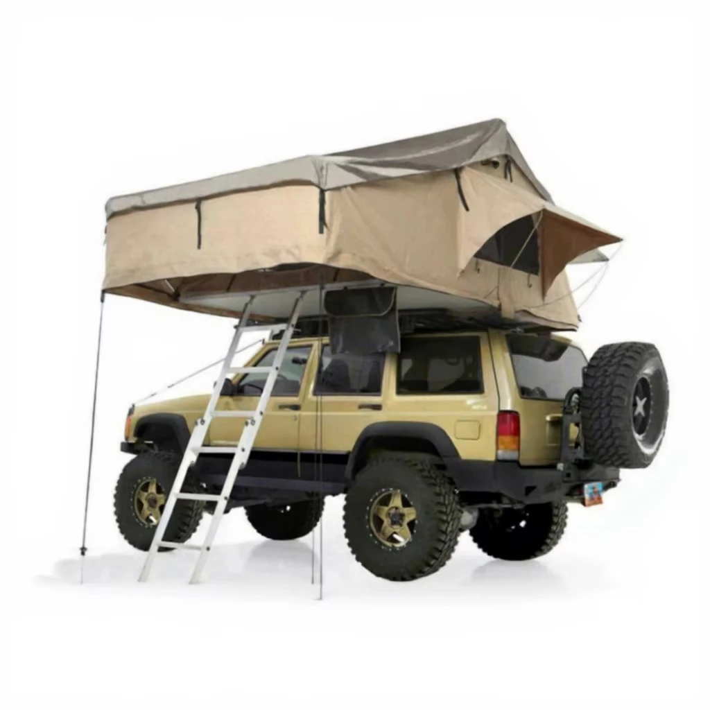 

Car Roof Tent Hard Shell Oxford Outdoor Camping Self-Driving Tour Top Soft Top Car Top Quick-Open Sleeping Tent Pyramid Tent