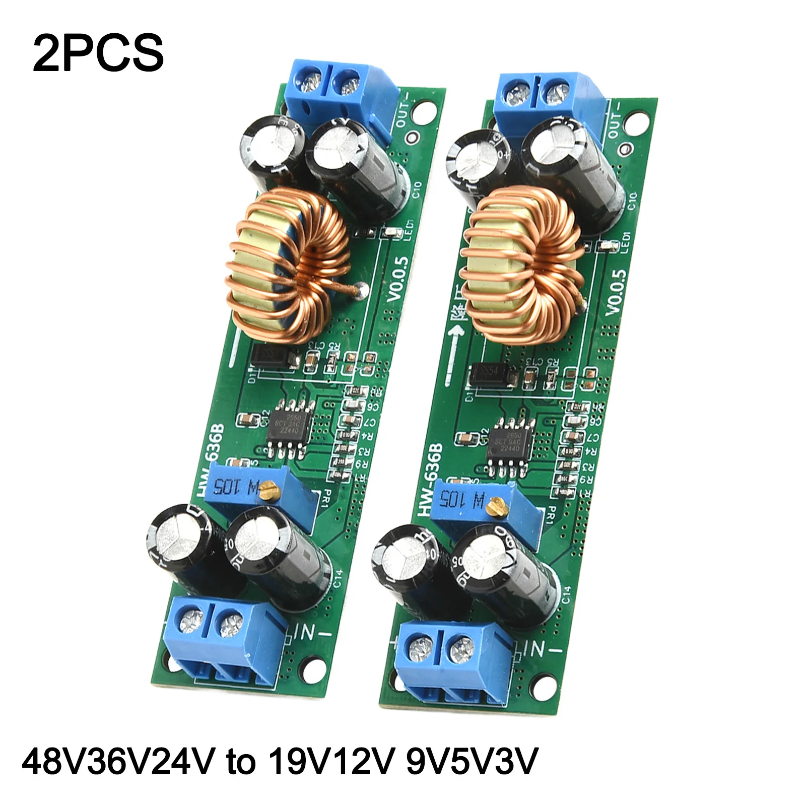 Adjustable 10A DC To DC Converter 6.5V-48V To 1.25V-30V Step Down Module For Efficient Voltage Regulation