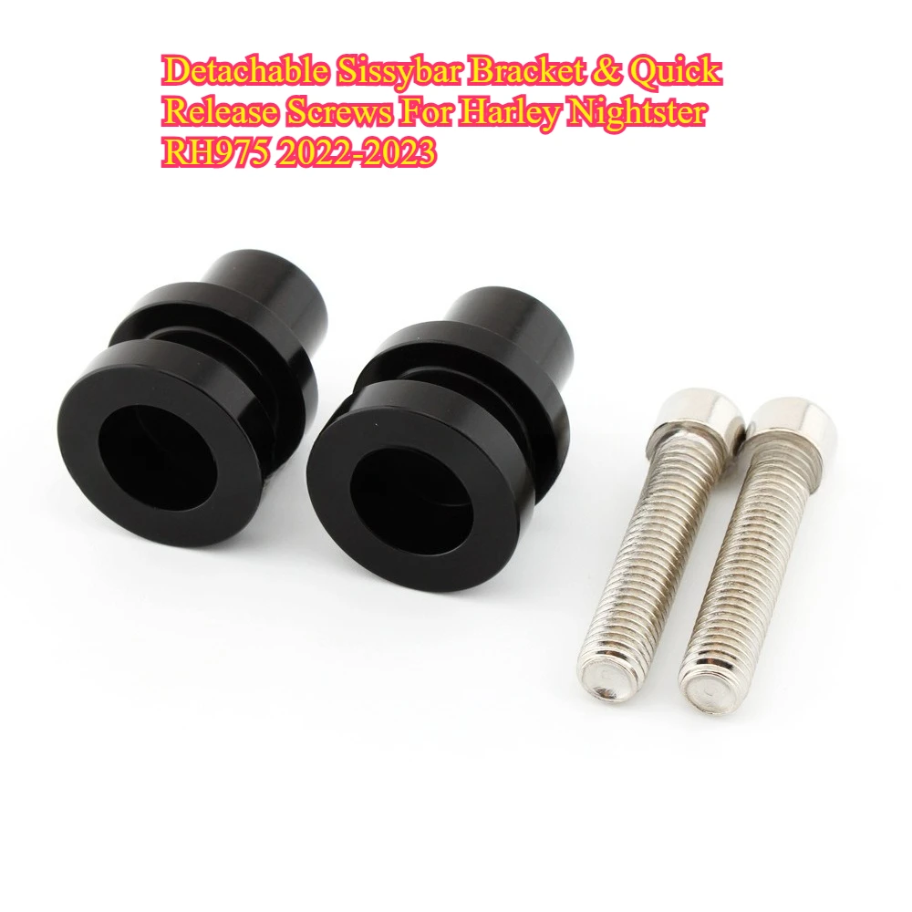 Quick Release Sissybar Mount Bracket With Screws For Harley Nightster RH975 2022-2023, Detachable Rear Passenger Backrest