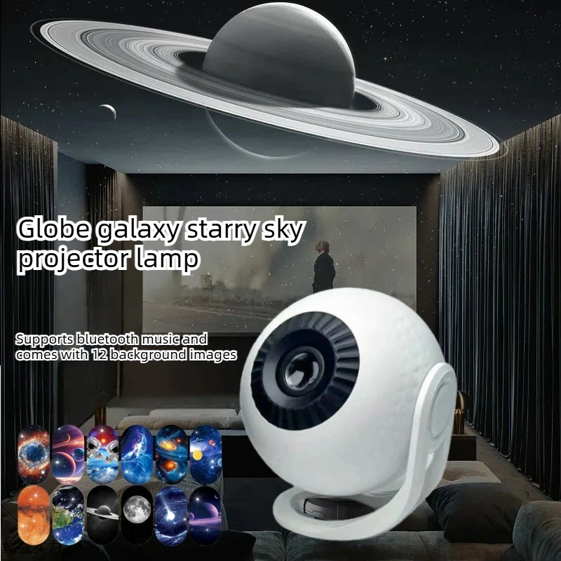 2026 New Dynamic Starry Sky Projector Light with Remote Control Bluetooth Music Bedroom Decor Perfect Gift